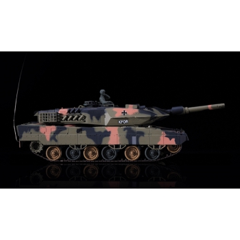 Ferngesteuerter Panzer ASG/IR/Sound 1:24 Deutscher Leopard II A5 RTR 2,4 GHz – Heng Long 3809